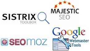 Sistrix SEO Toolbox | Majestic SEO | SEO Moz | Google Search Console